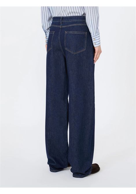 Max Mara Studio Women's MSTCONICO Blue Cotton Denim Barrel Leg Jeans Max Mara Studio |  | 2626186021600001